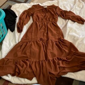 Rusttydustty flowy maxi dress